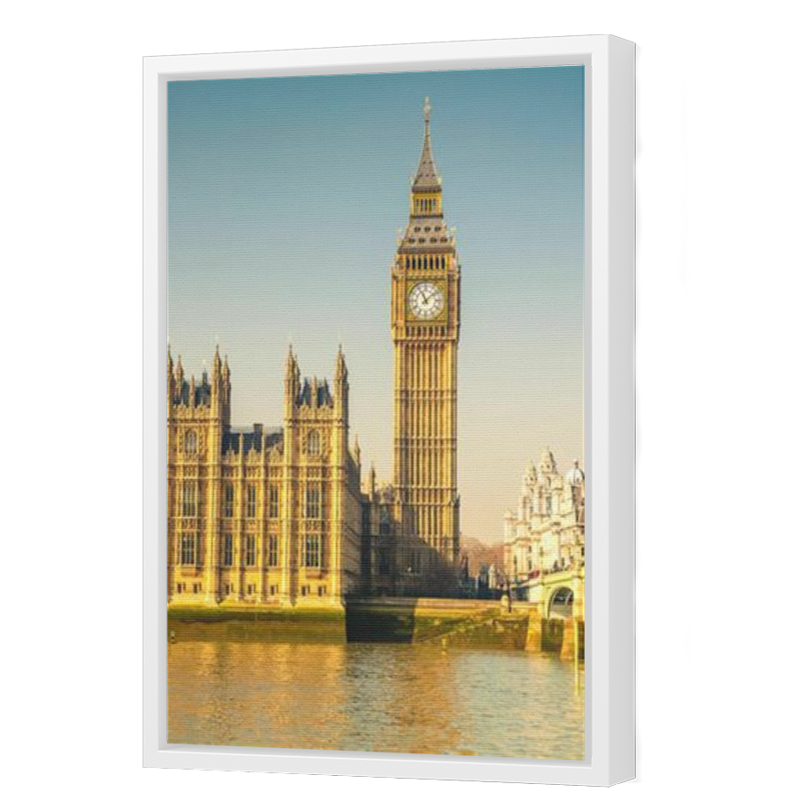 Thumbnail for Canvas - White Floating Frame