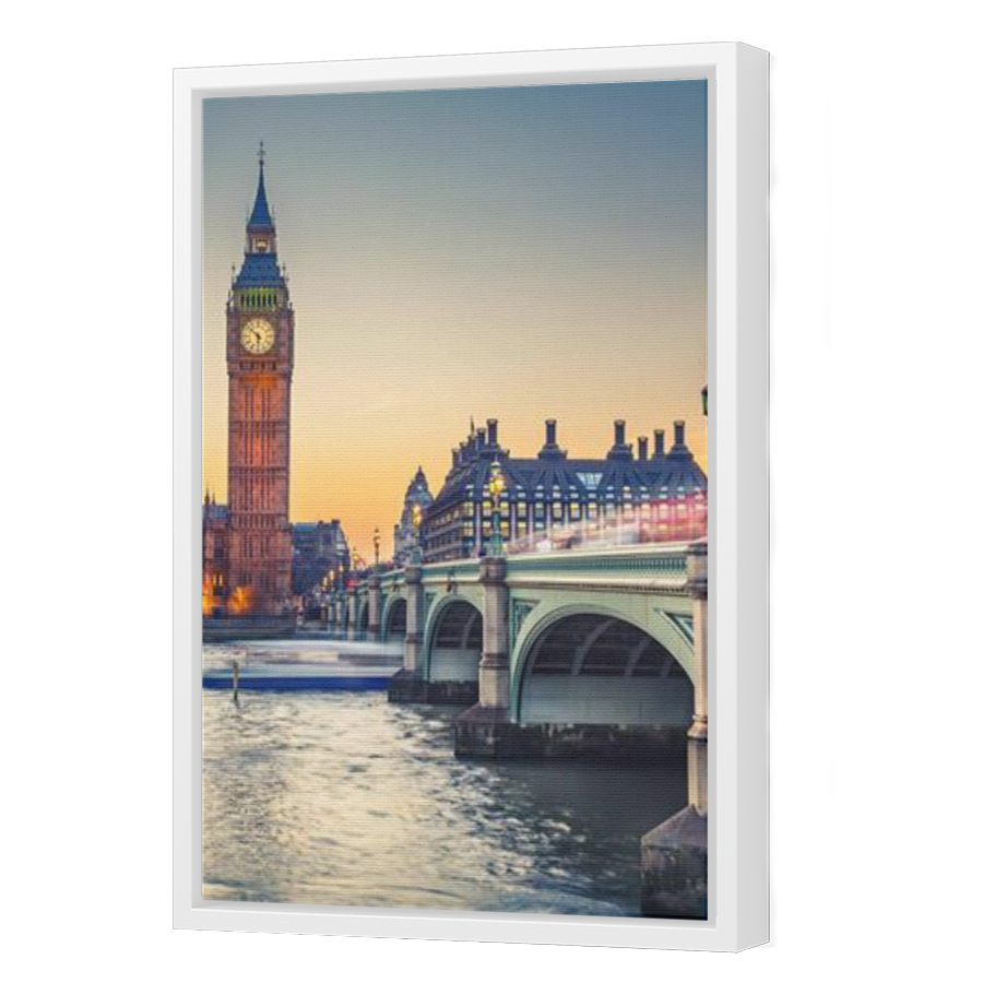 Thumbnail for Canvas - White Floating Frame