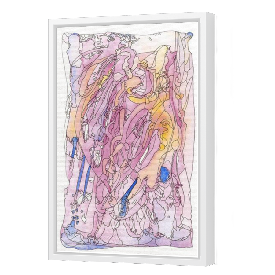 Thumbnail for Canvas - White Floating Frame