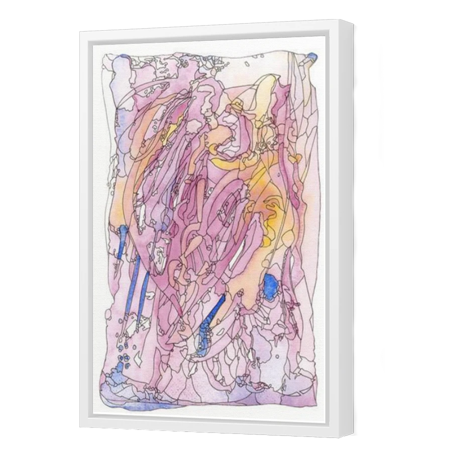 Thumbnail for Canvas - White Floating Frame
