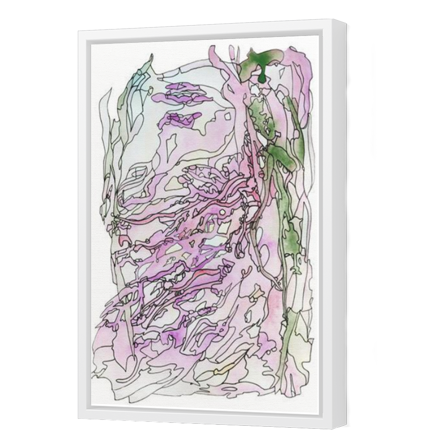 Thumbnail for Canvas - White Floating Frame