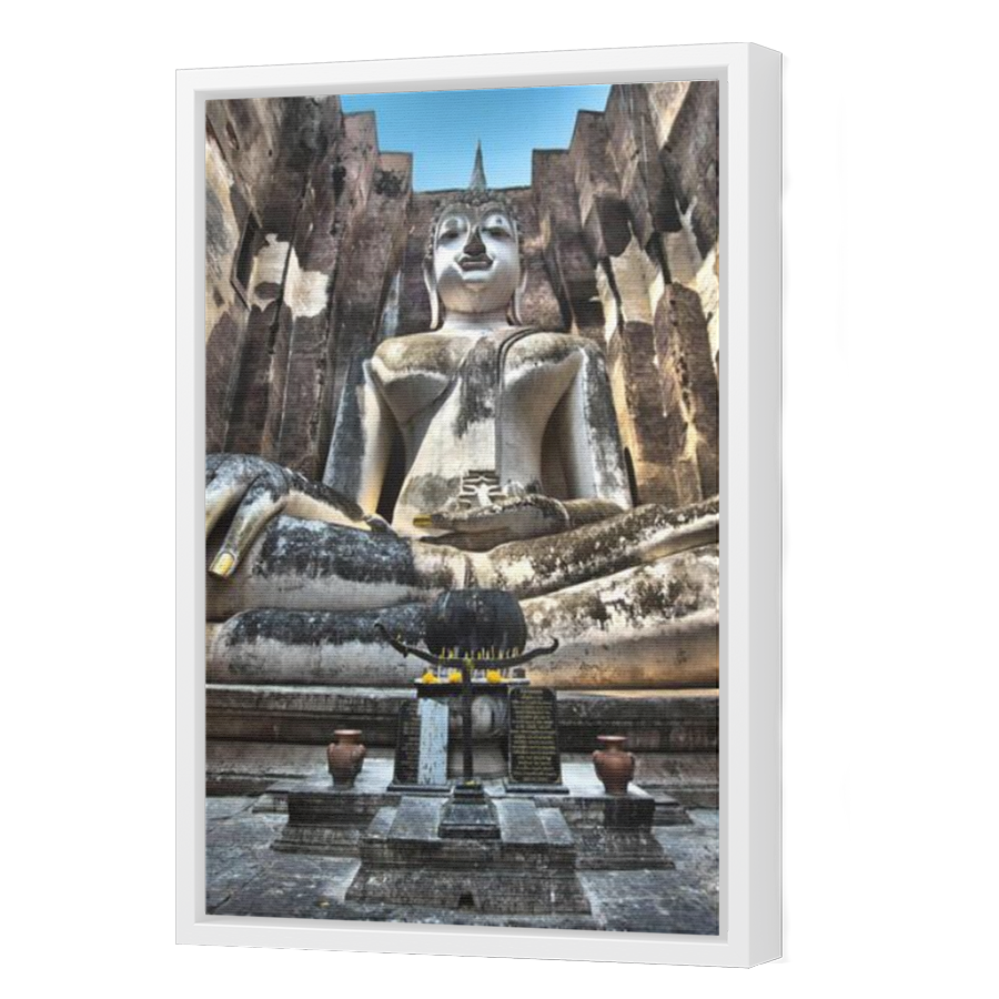 Thumbnail for Canvas - White Floating Frame