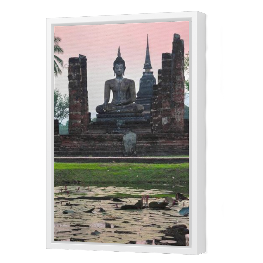 Thumbnail for Canvas - White Floating Frame