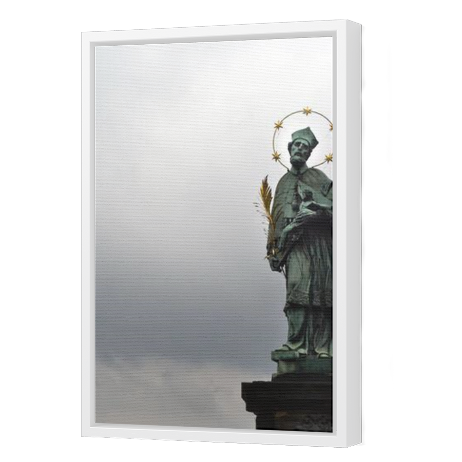 Thumbnail for Canvas - White Floating Frame