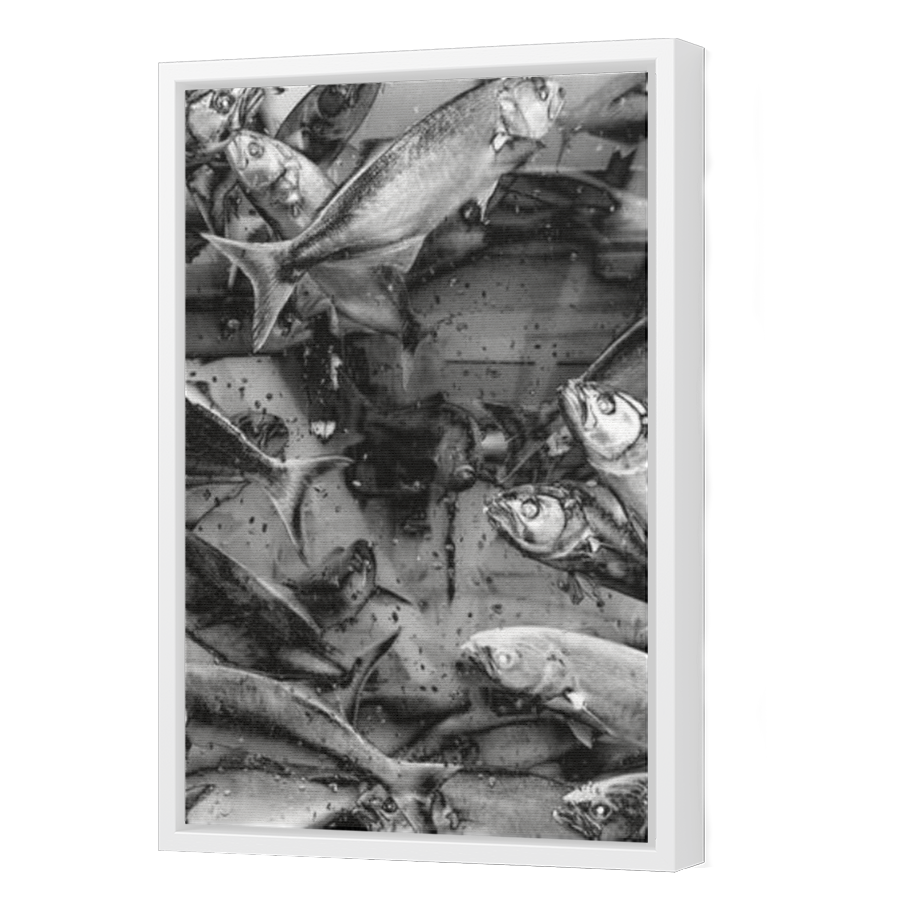 Thumbnail for Canvas - White Floating Frame