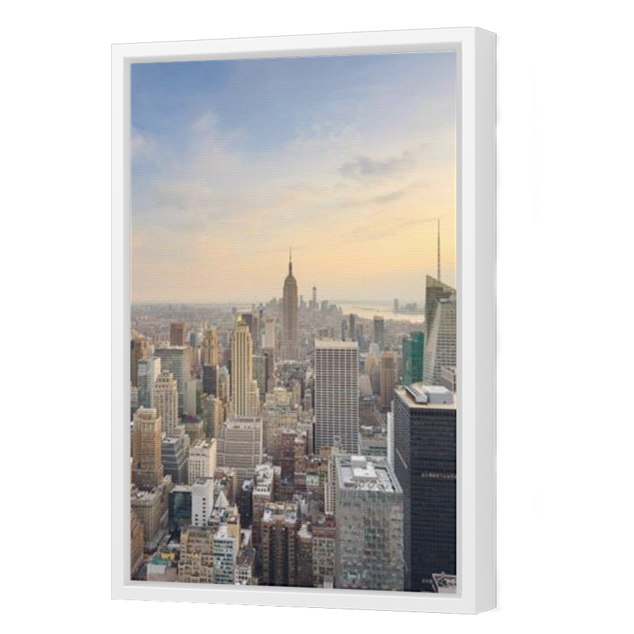 Thumbnail for Canvas - White Floating Frame