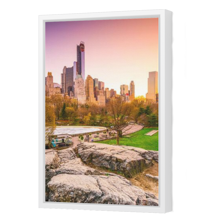 Thumbnail for Canvas - White Floating Frame