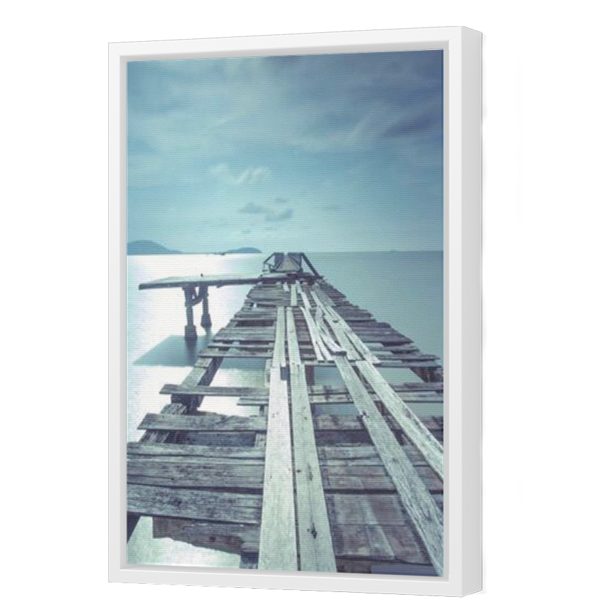 Thumbnail for Canvas - White Floating Frame