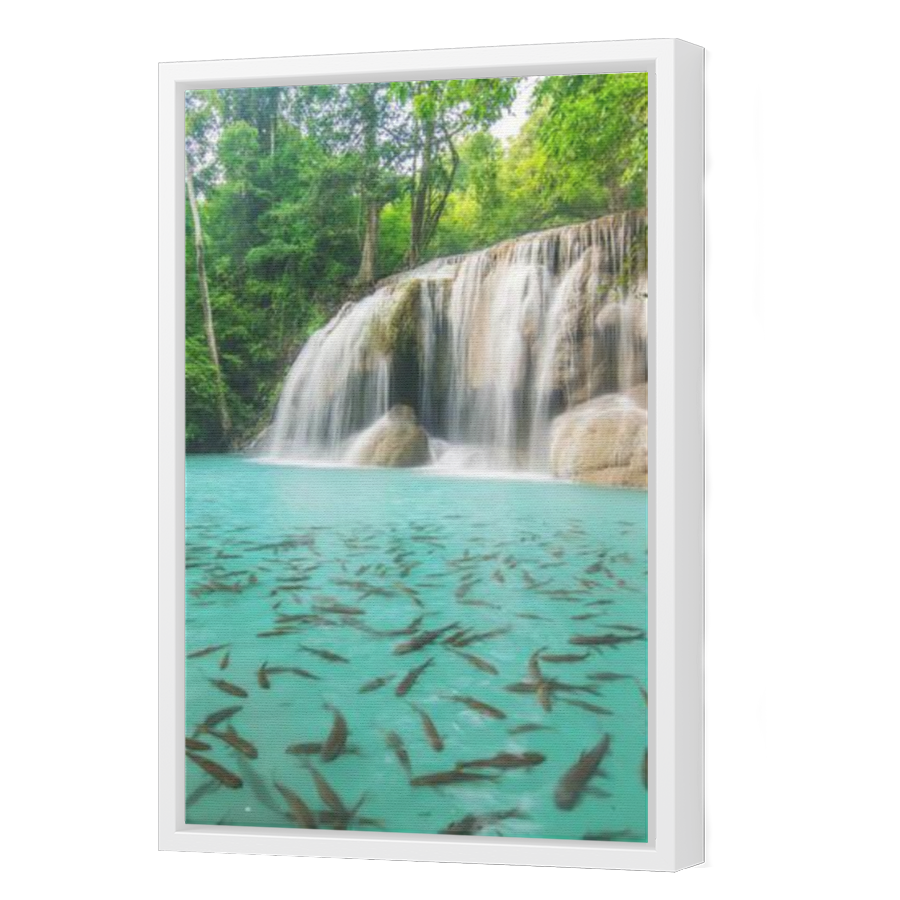 Thumbnail for Canvas - White Floating Frame