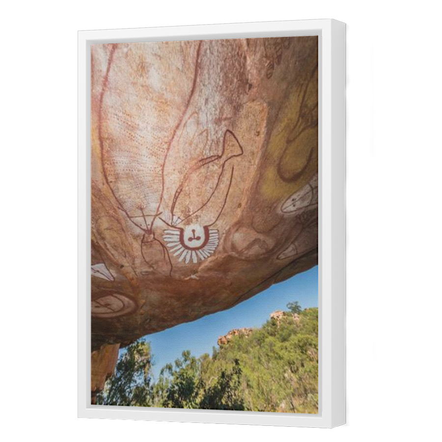 Thumbnail for Canvas - White Floating Frame