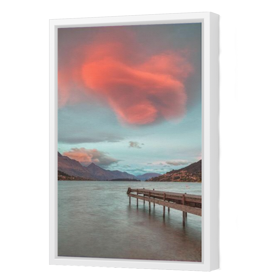 Thumbnail for Canvas - White Floating Frame