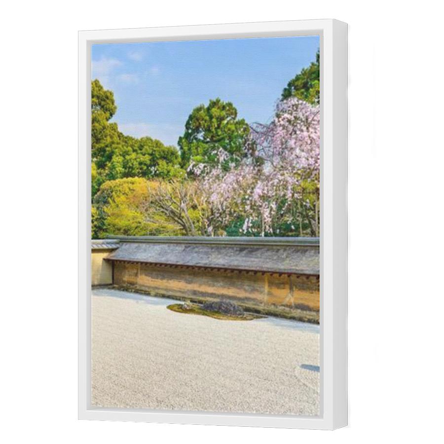Thumbnail for Canvas - White Floating Frame