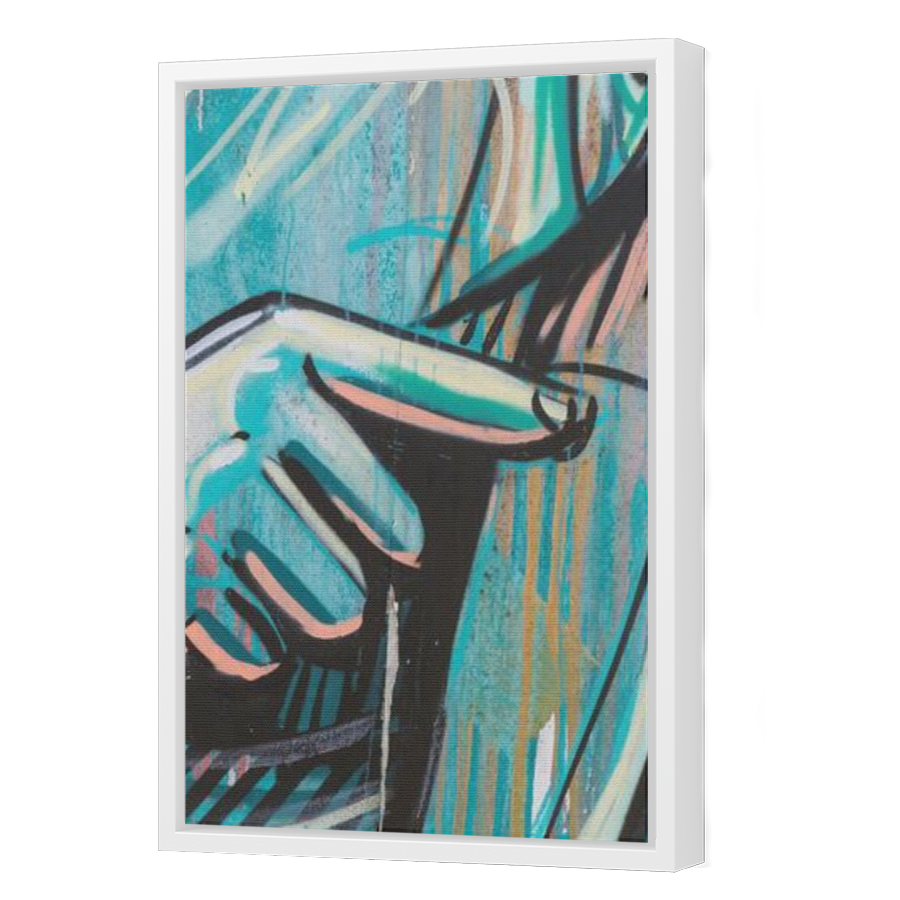 Thumbnail for Canvas - White Floating Frame