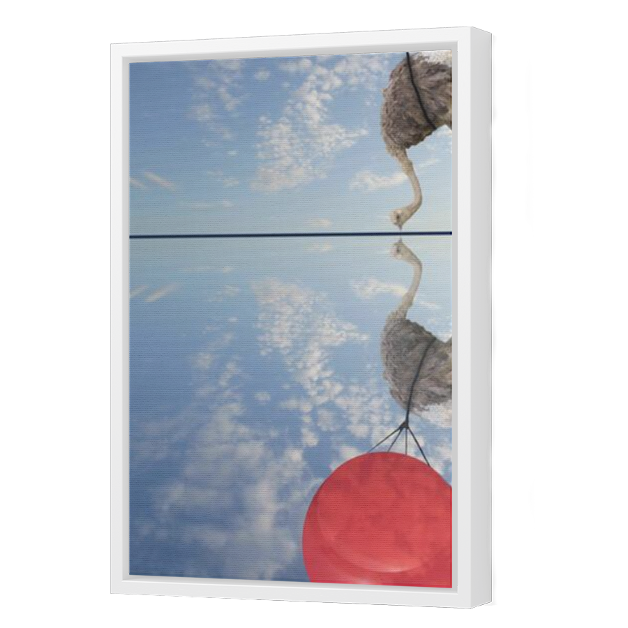 Thumbnail for Canvas - White Floating Frame