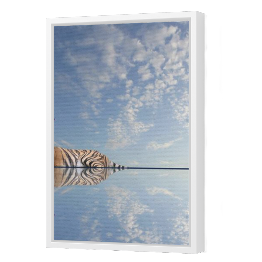 Thumbnail for Canvas - White Floating Frame