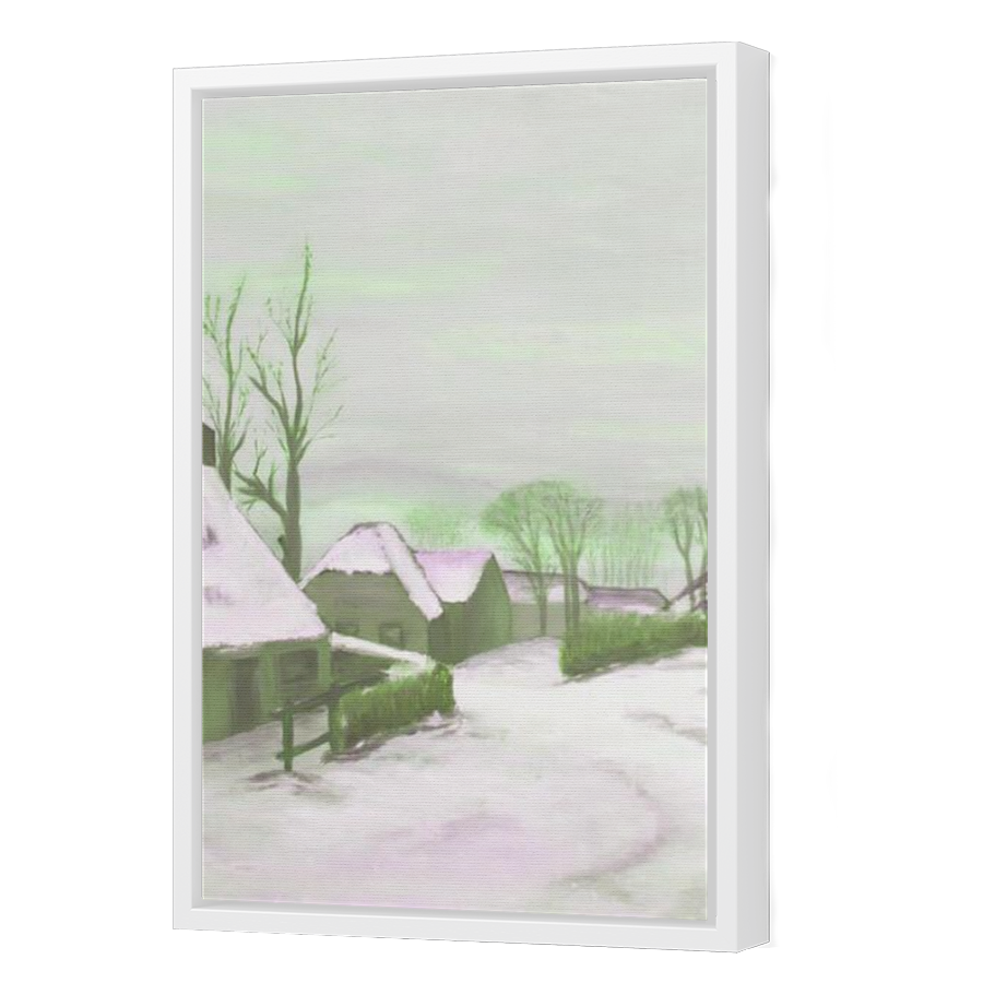 Thumbnail for Canvas - White Floating Frame