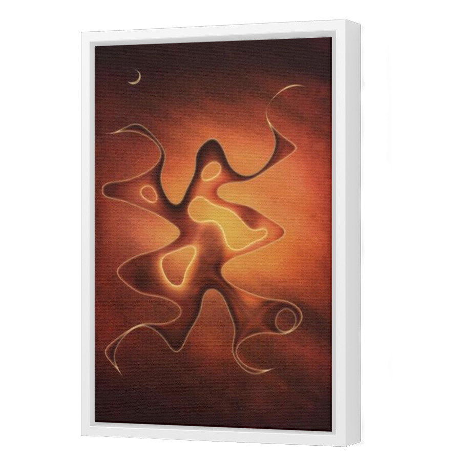 Thumbnail for Canvas - White Floating Frame