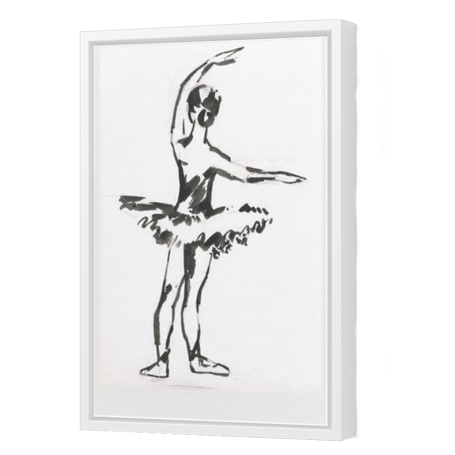 Thumbnail for Canvas - White Floating Frame
