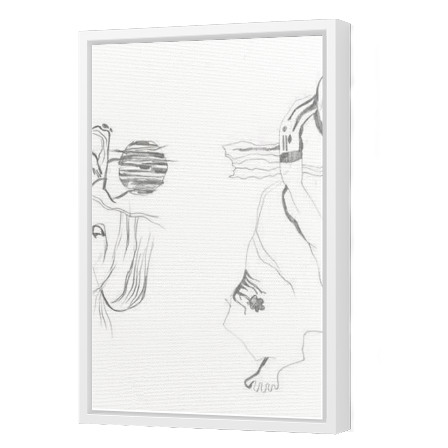 Thumbnail for Canvas - White Floating Frame