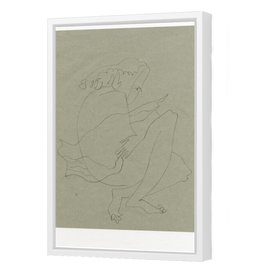 Thumbnail for Canvas - White Floating Frame