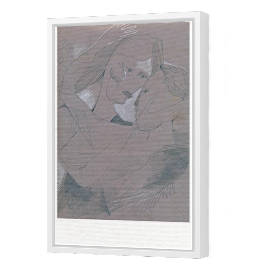 Thumbnail for Canvas - White Floating Frame