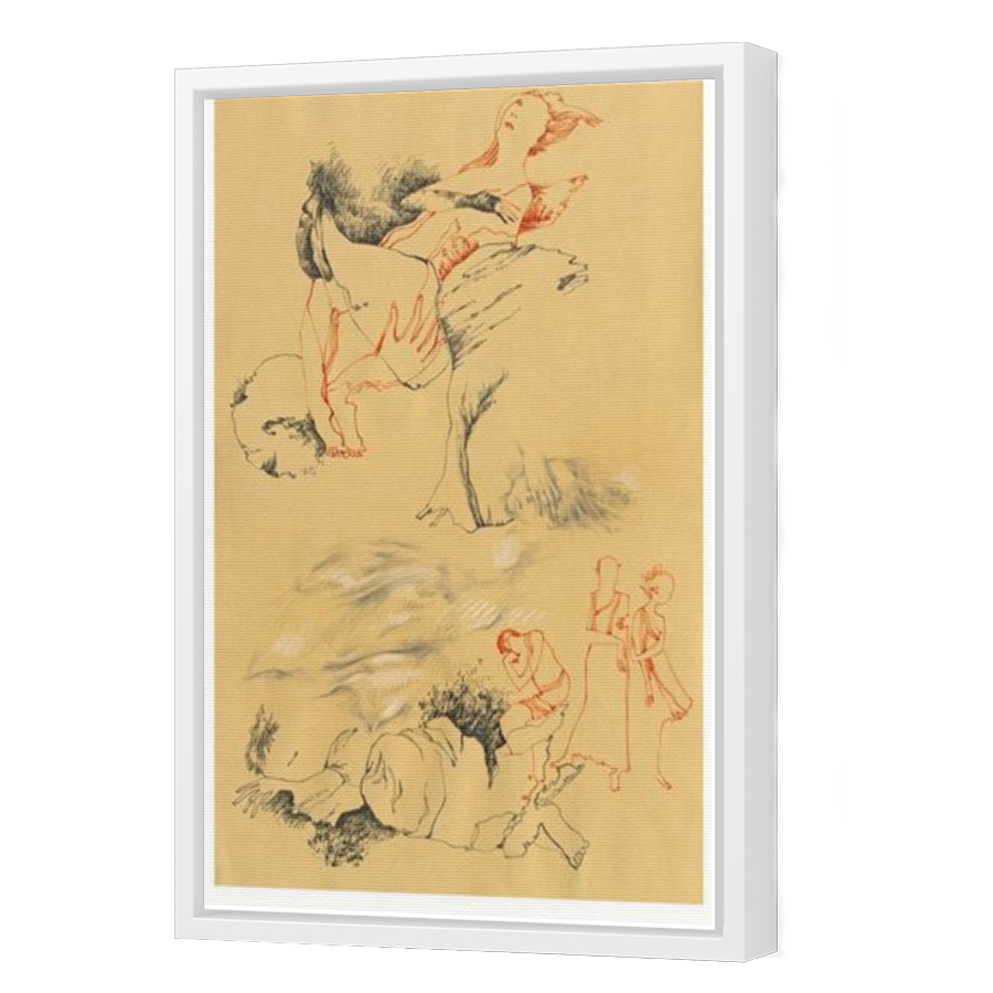Thumbnail for Canvas - White Floating Frame