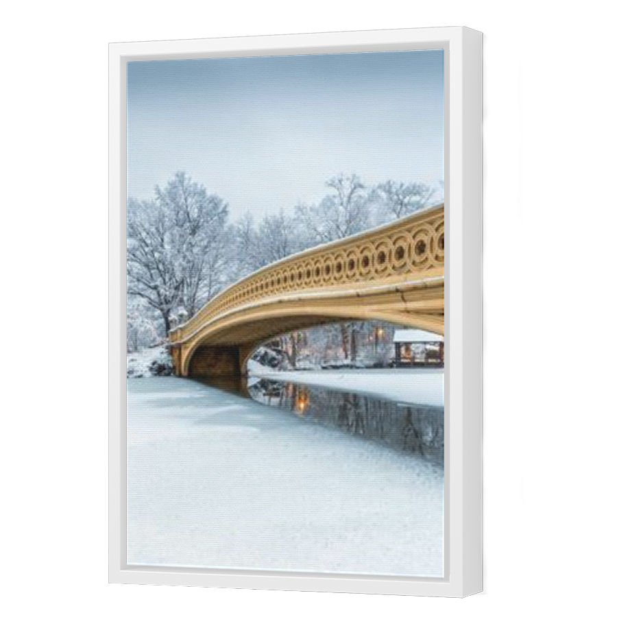 Thumbnail for Canvas - White Floating Frame
