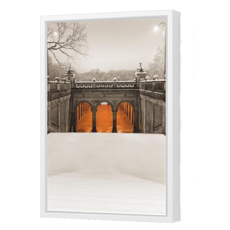 Thumbnail for Canvas - White Floating Frame