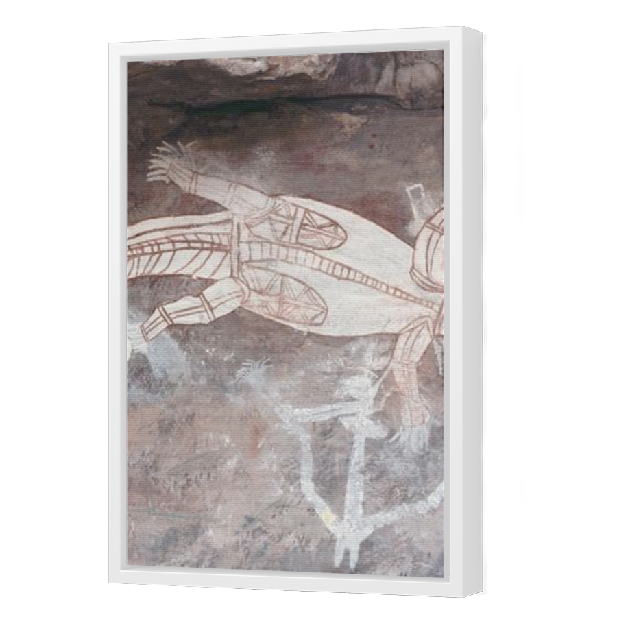 Thumbnail for Canvas - White Floating Frame