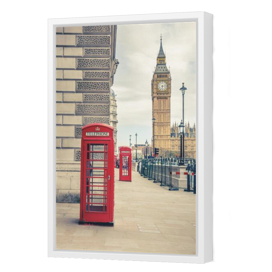 Thumbnail for Canvas - White Floating Frame