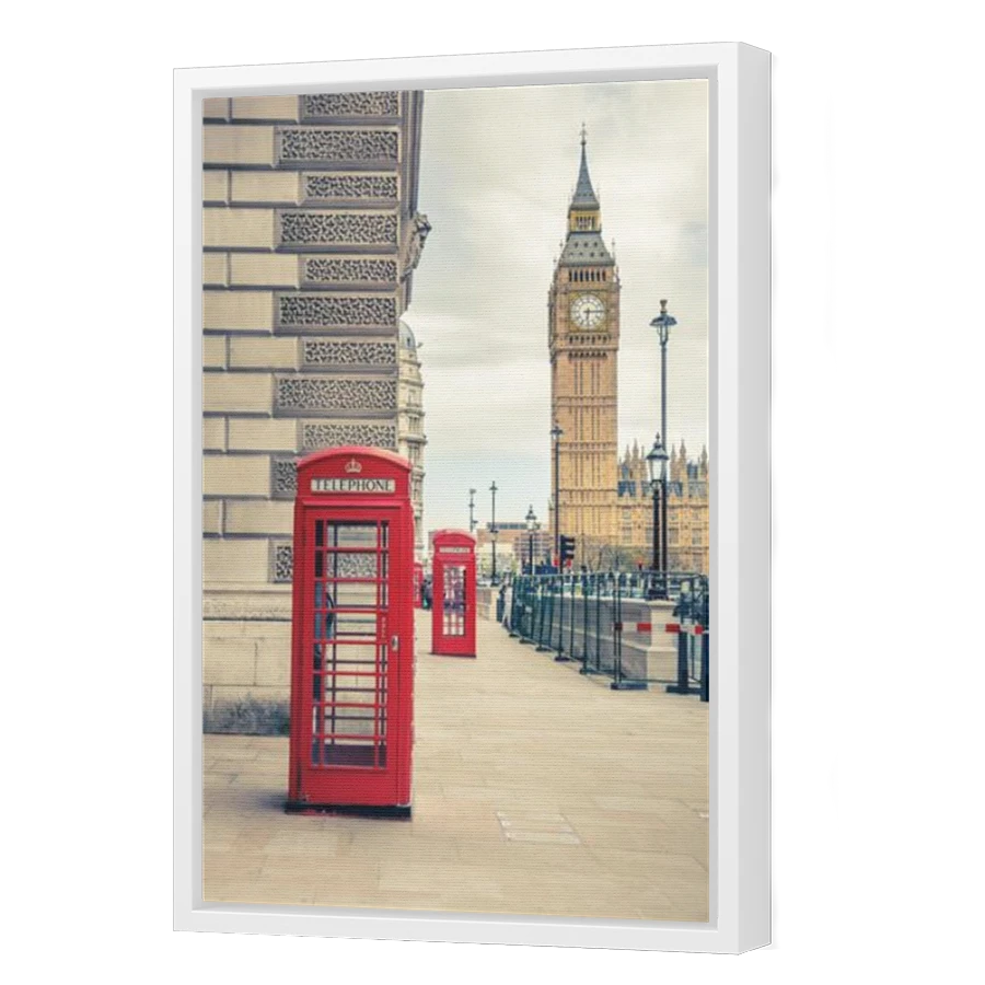 Thumbnail for Canvas - White Floating Frame
