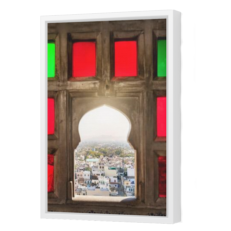 Thumbnail for Canvas - White Floating Frame