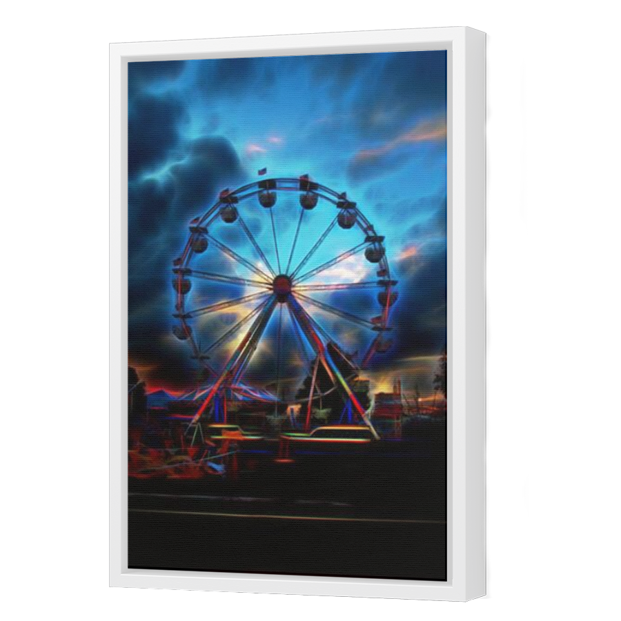 Thumbnail for Canvas - White Floating Frame