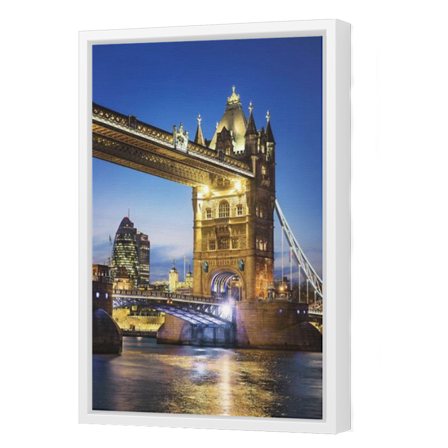 Thumbnail for Canvas - White Floating Frame