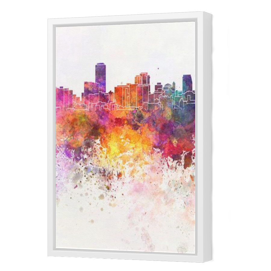 Thumbnail for Canvas - White Floating Frame