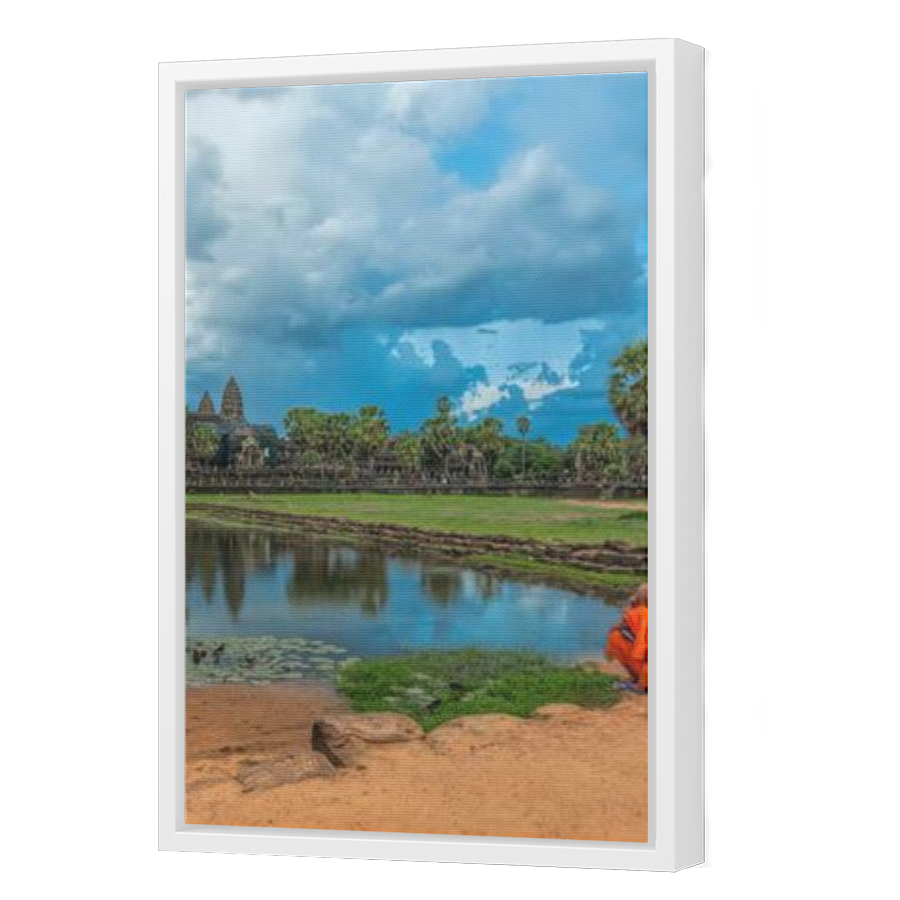 Thumbnail for Canvas - White Floating Frame