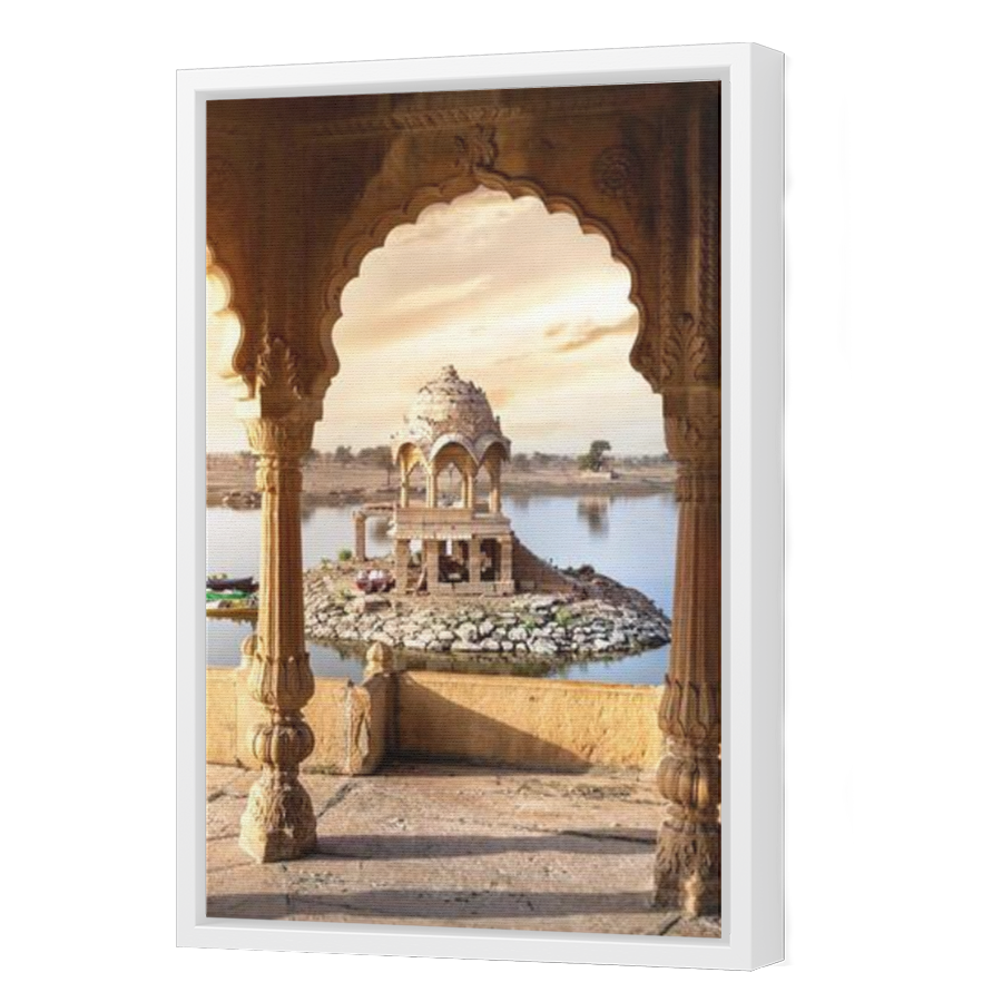 Thumbnail for Canvas - White Floating Frame
