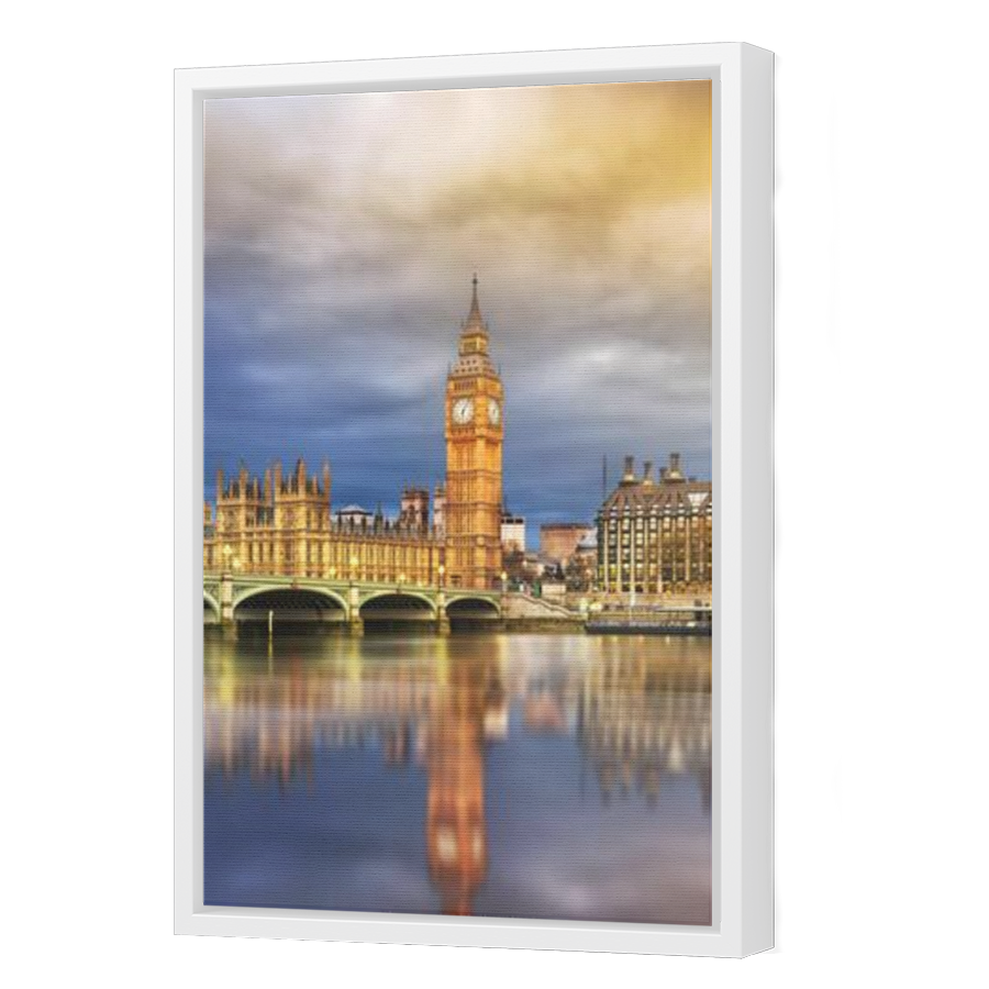 Thumbnail for Canvas - White Floating Frame