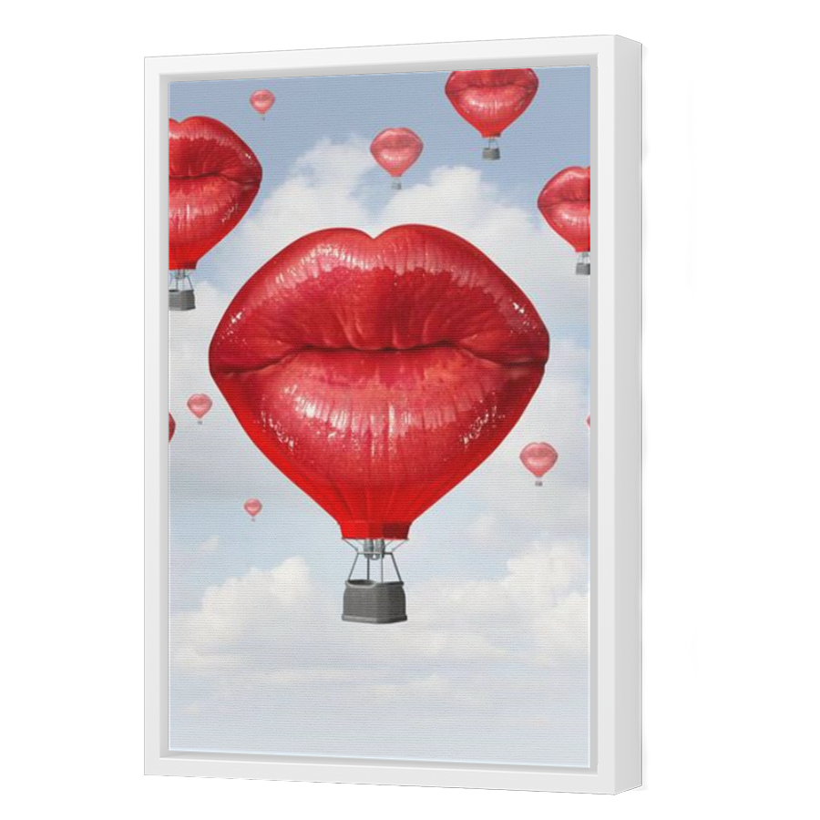 Thumbnail for Canvas - White Floating Frame