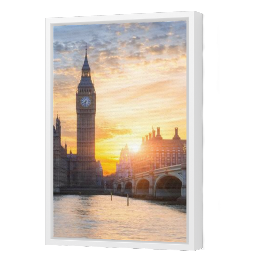Thumbnail for Canvas - White Floating Frame