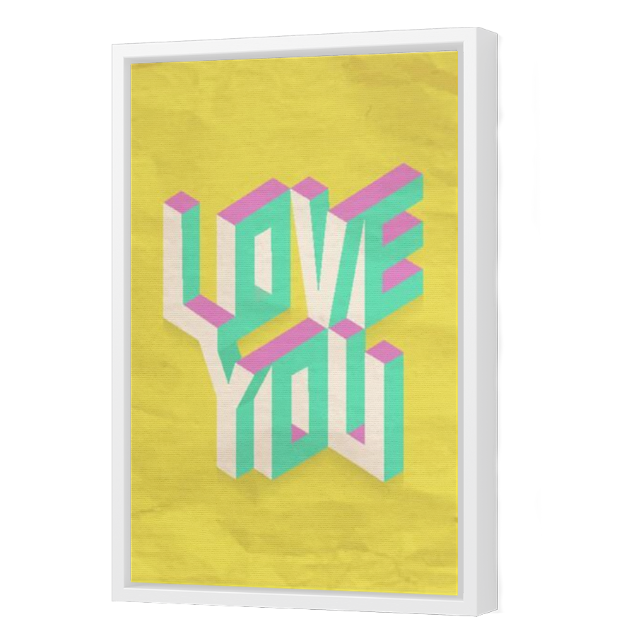 Thumbnail for Canvas - White Floating Frame