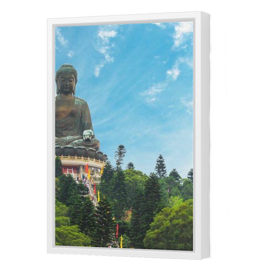 Thumbnail for Canvas - White Floating Frame