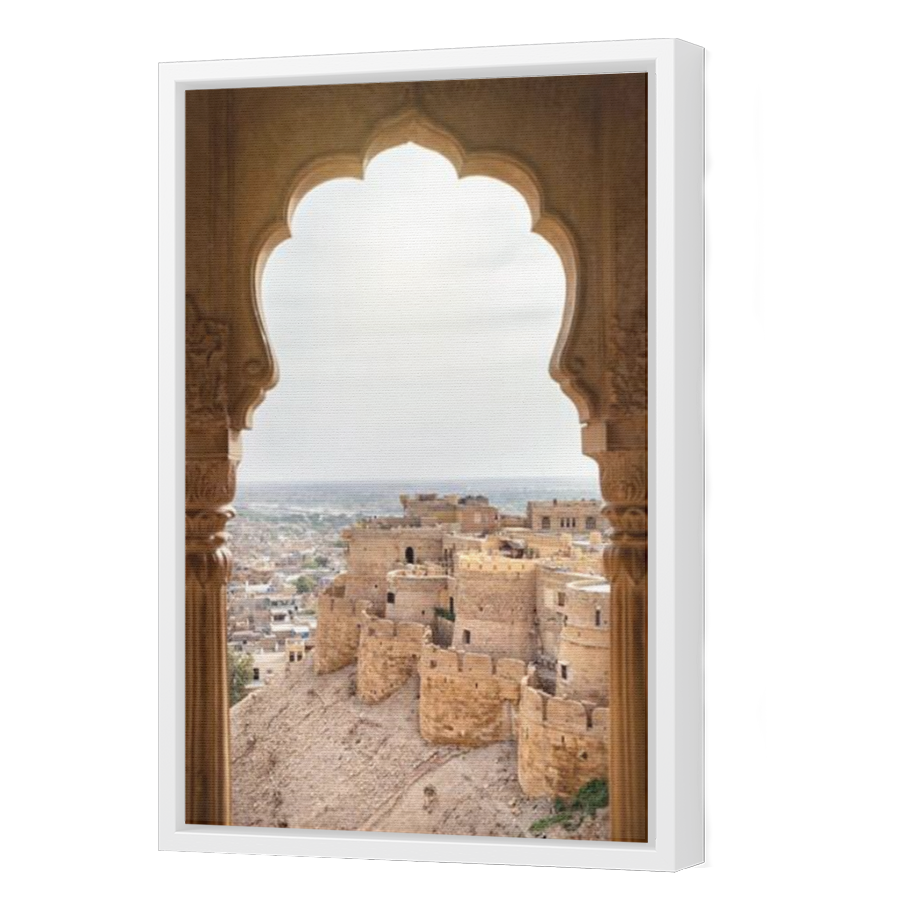 Thumbnail for Canvas - White Floating Frame