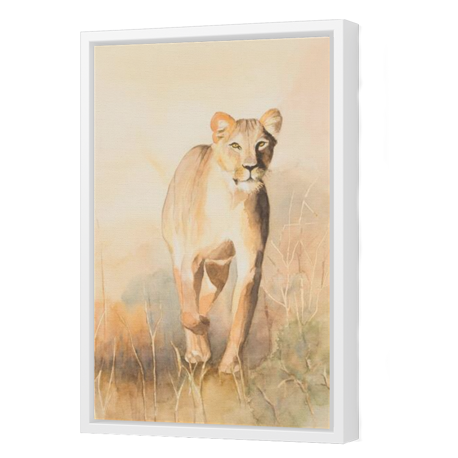 Thumbnail for Canvas - White Floating Frame