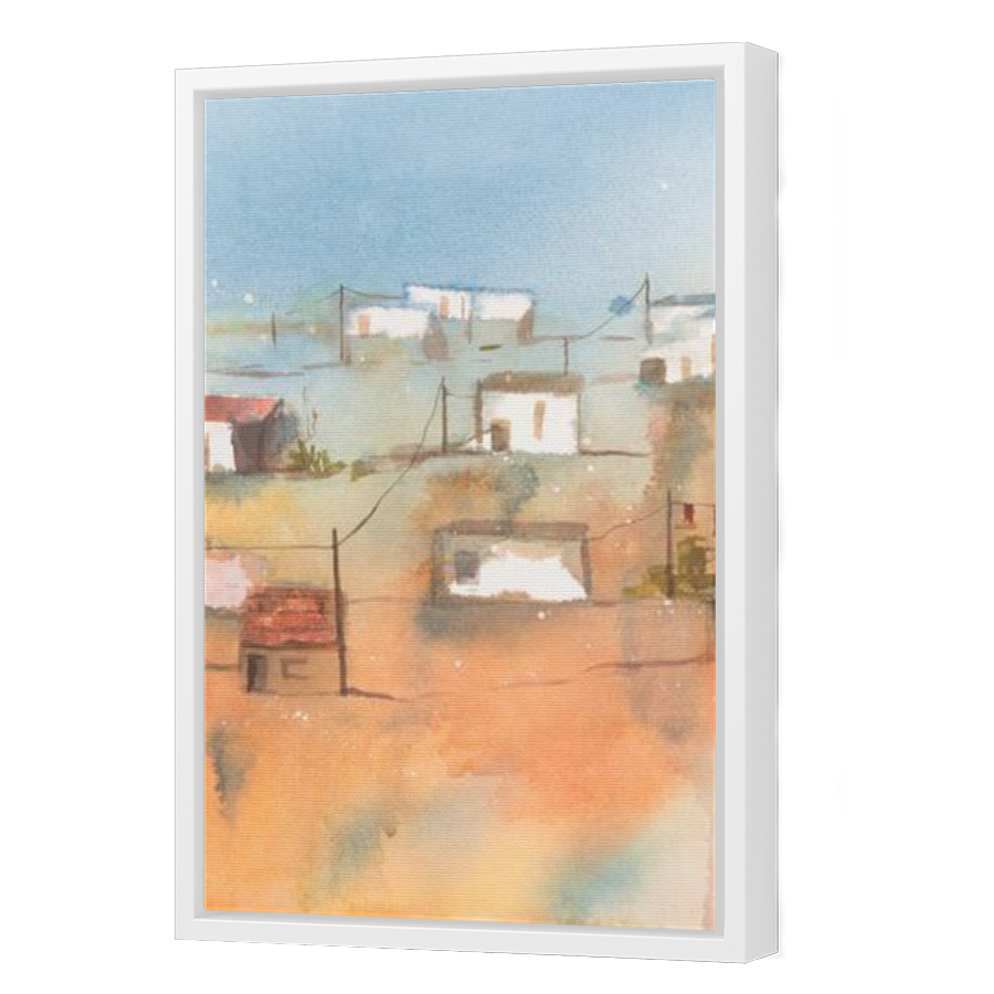 Thumbnail for Canvas - White Floating Frame