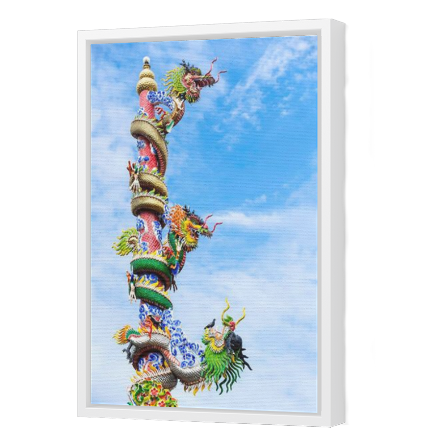 Thumbnail for Canvas - White Floating Frame