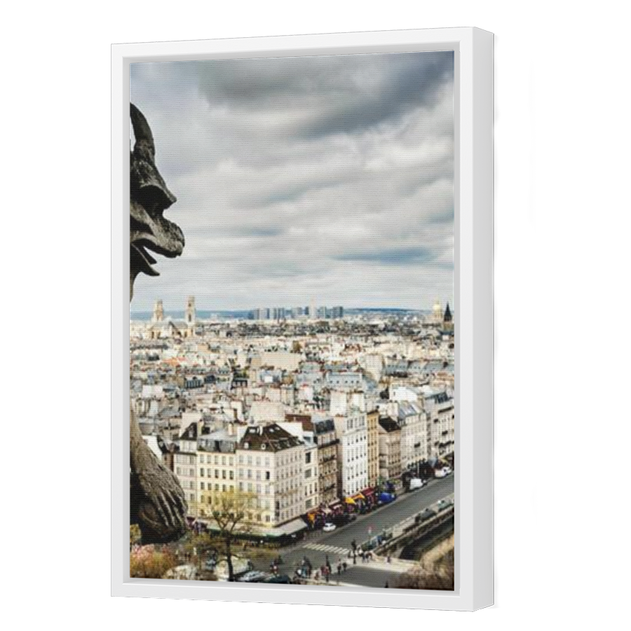 Thumbnail for Canvas - White Floating Frame