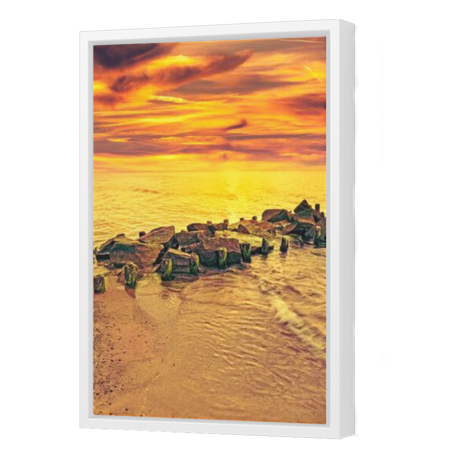 Thumbnail for Canvas - White Floating Frame