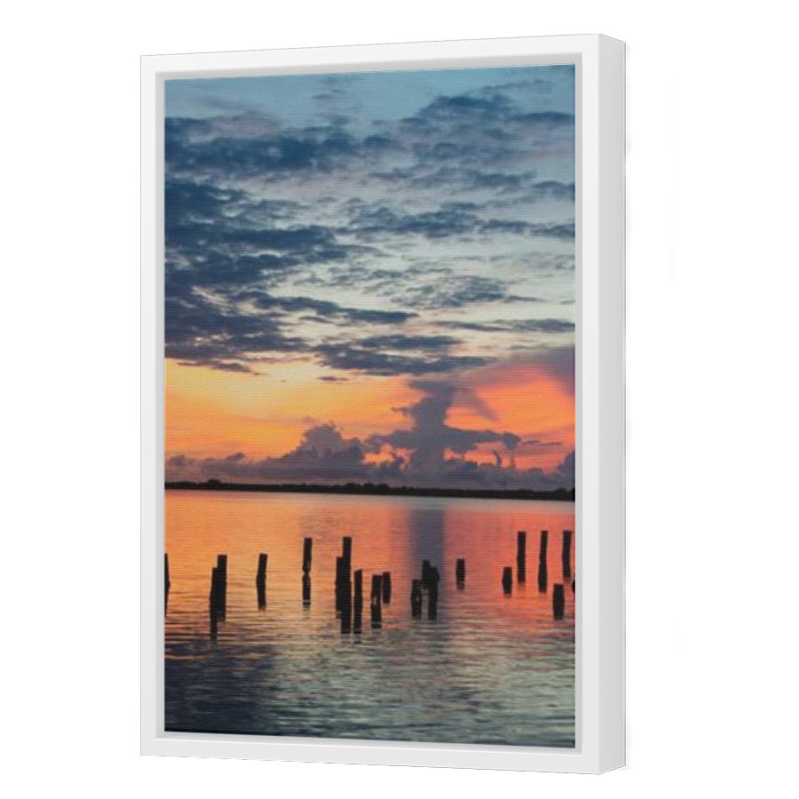Thumbnail for Canvas - White Floating Frame