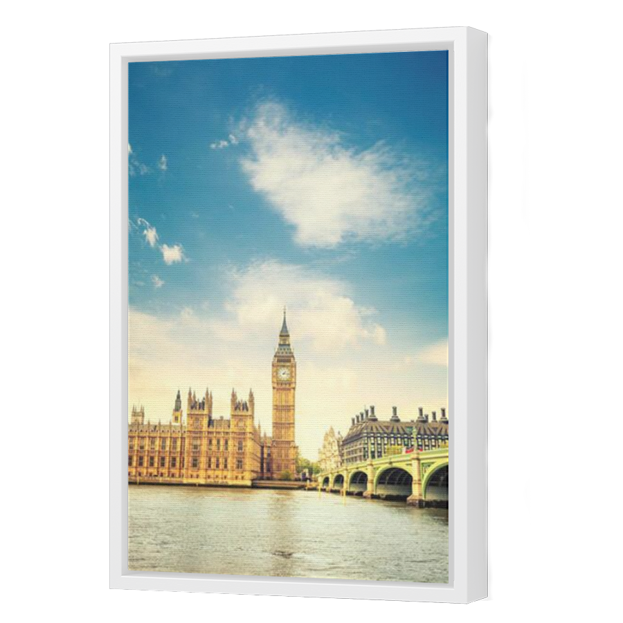 Thumbnail for Canvas - White Floating Frame